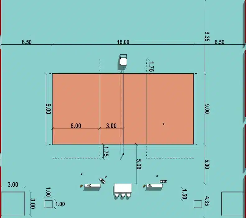 🏐Il Campo da Pallavolo, conoscilo centimetro per centimetro